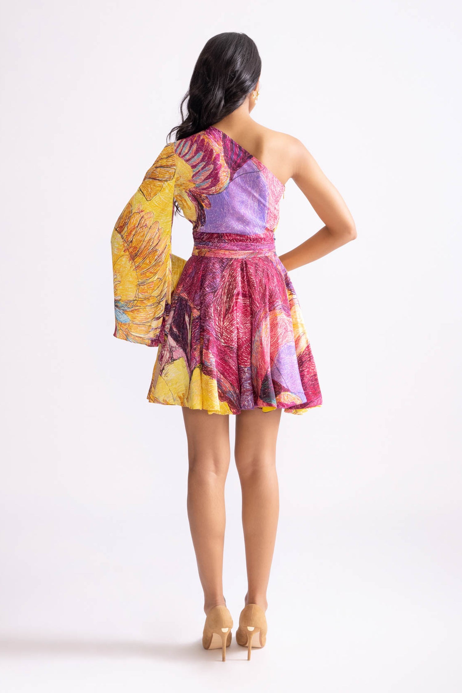 Mischa Dress - Purple – Fashefy