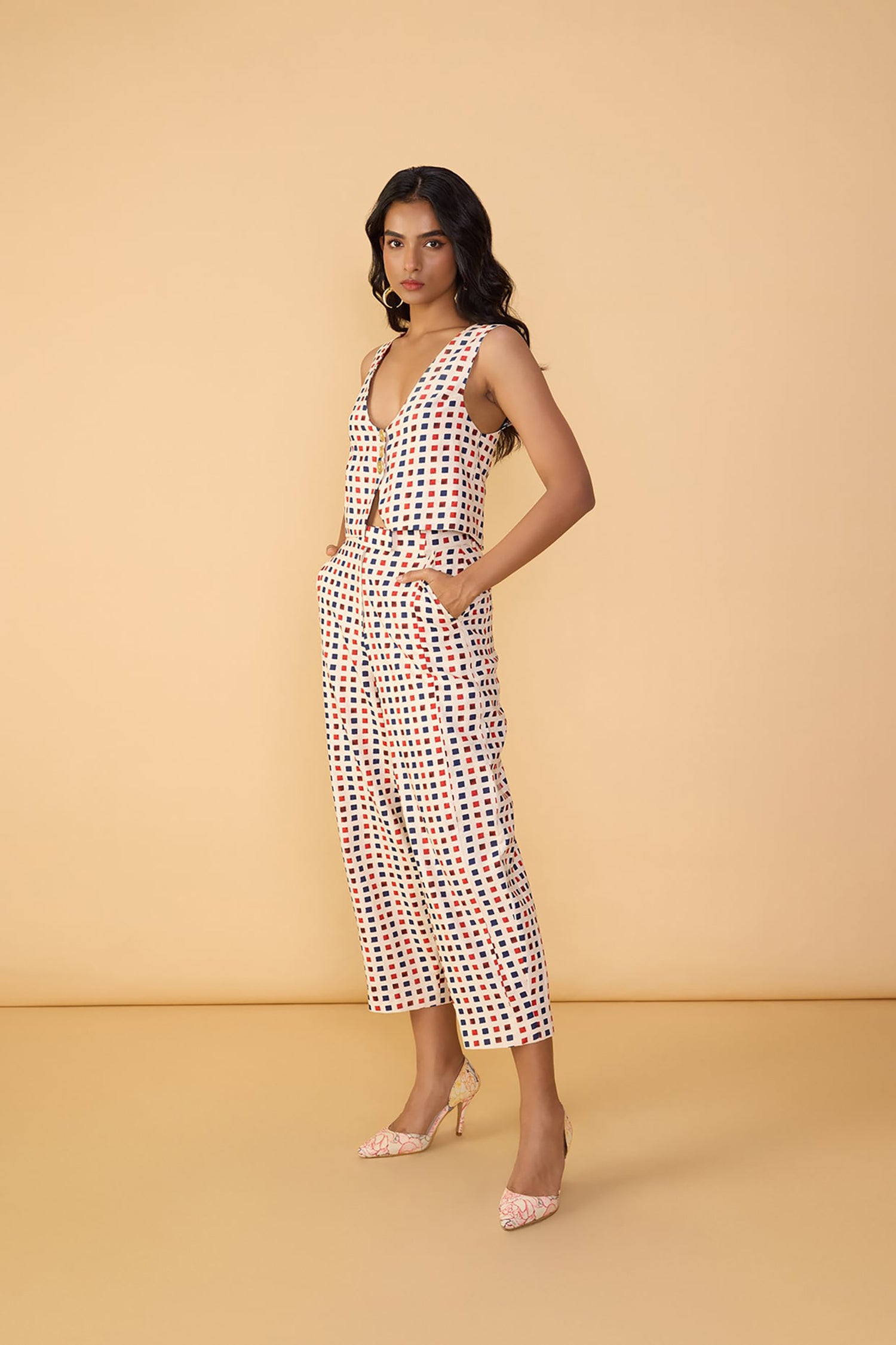 Delfie Waistcoat and Loly Trousers