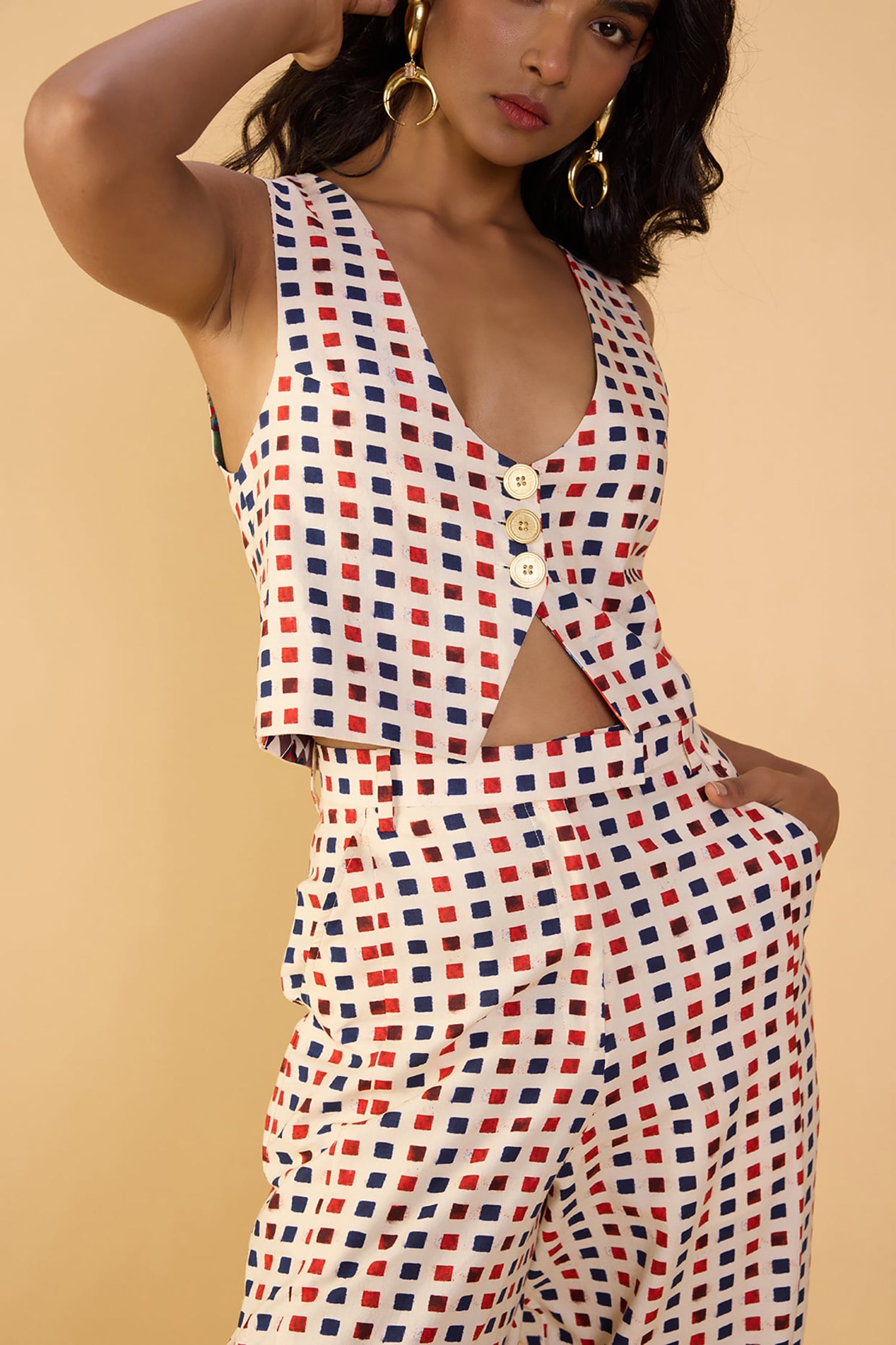 Delfie Waistcoat and Loly Trousers