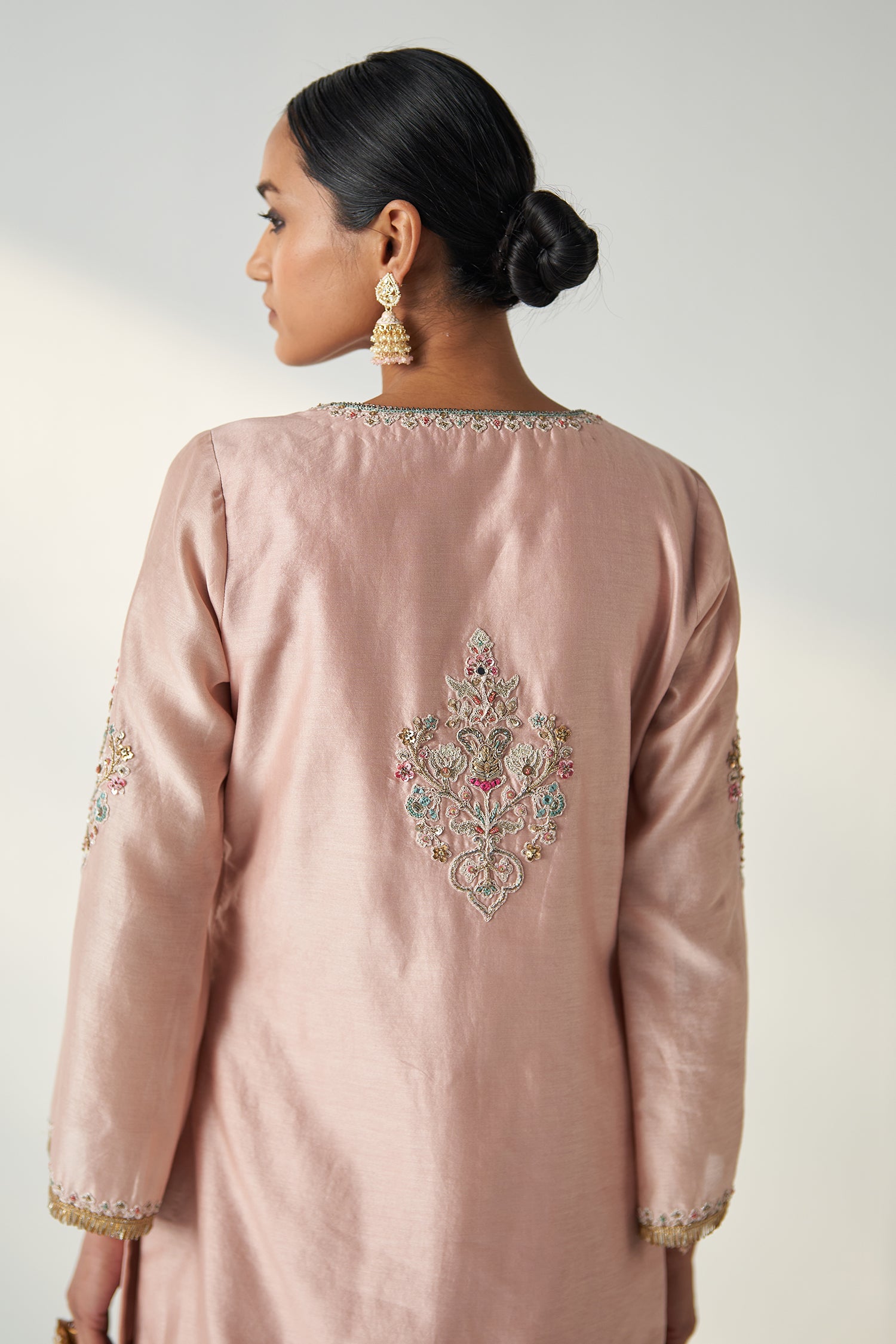 Pihu Blush Pink Tulip Pant Set