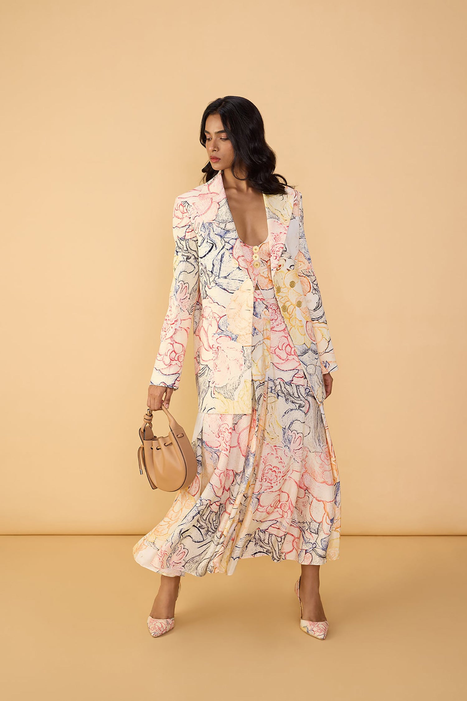 Miranda Blazer, Delfie Waistcoat and Polina Trousers