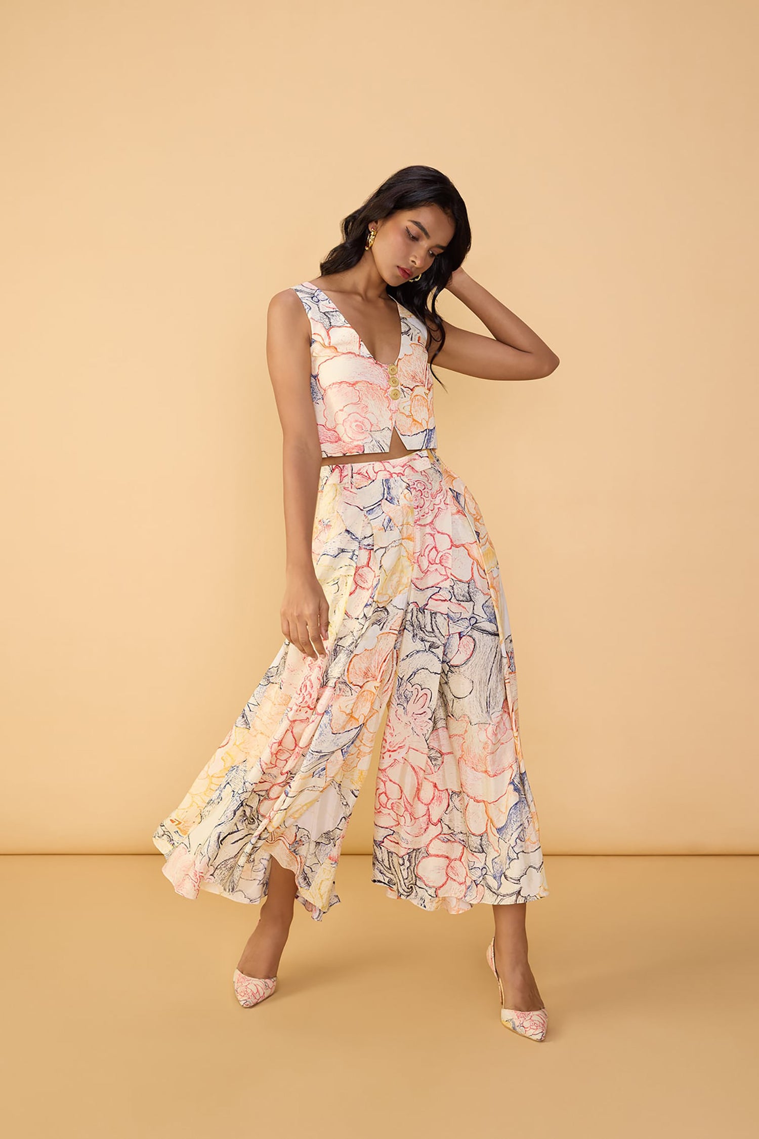 Delfie Waistcoat and Polina Trousers