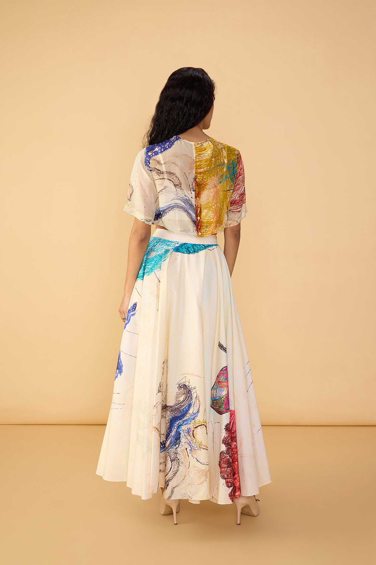 Rosetta Blouse and Dracy Skirt