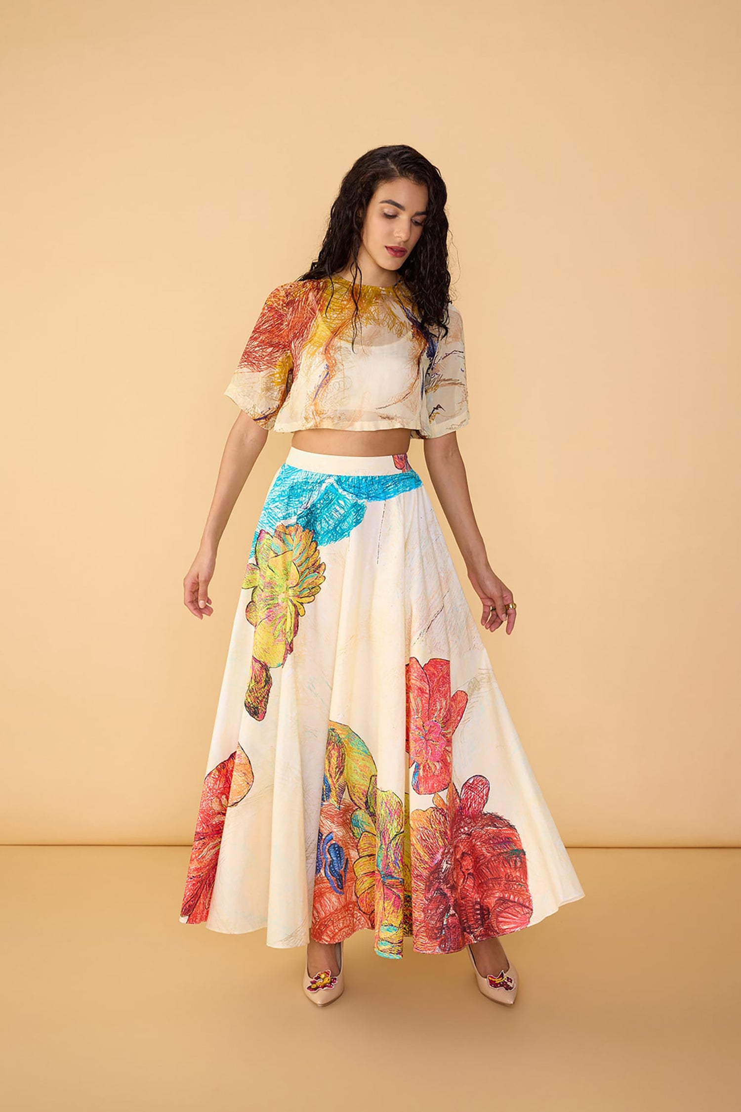 Rosetta Blouse and Dracy Skirt