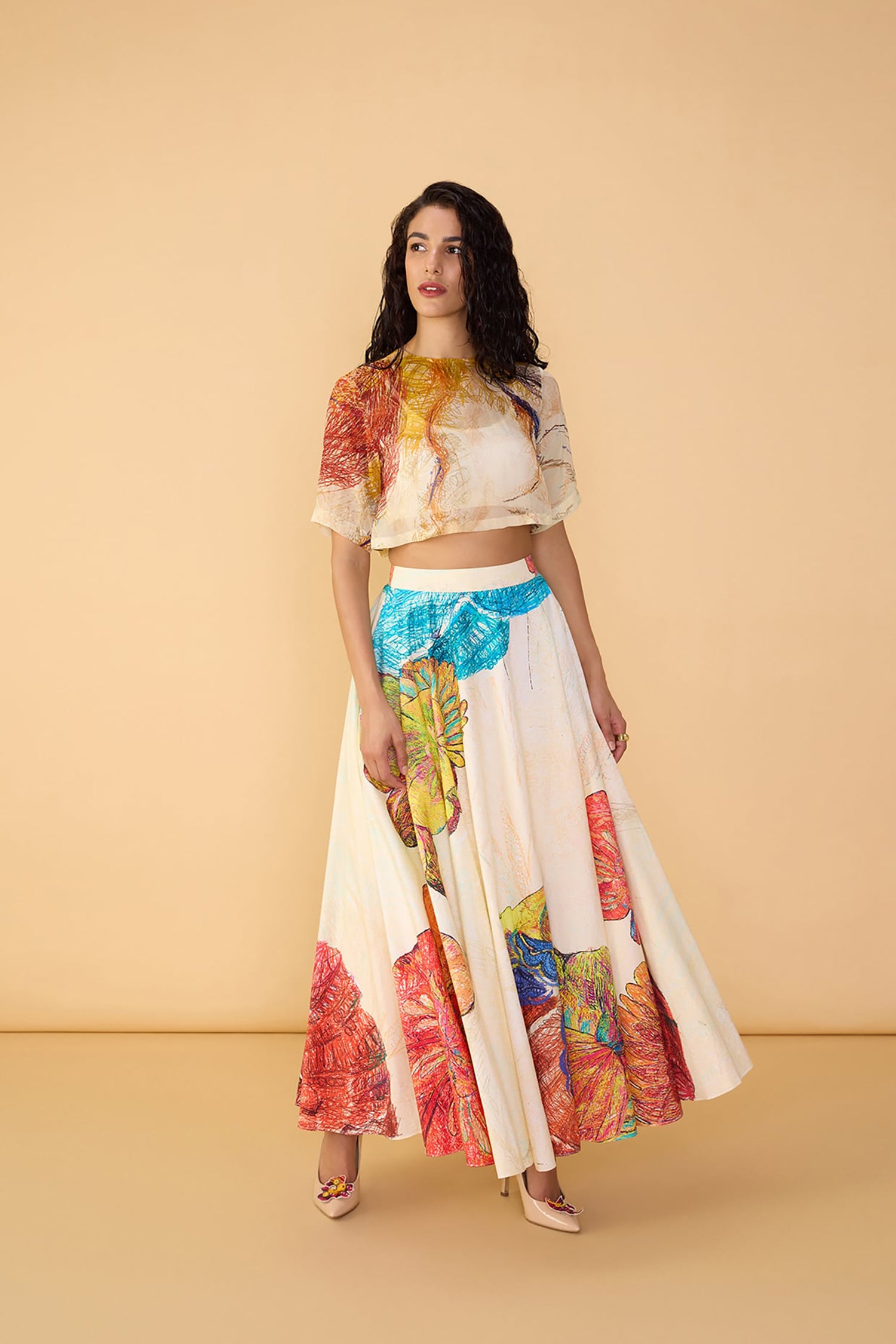 Rosetta Blouse and Dracy Skirt