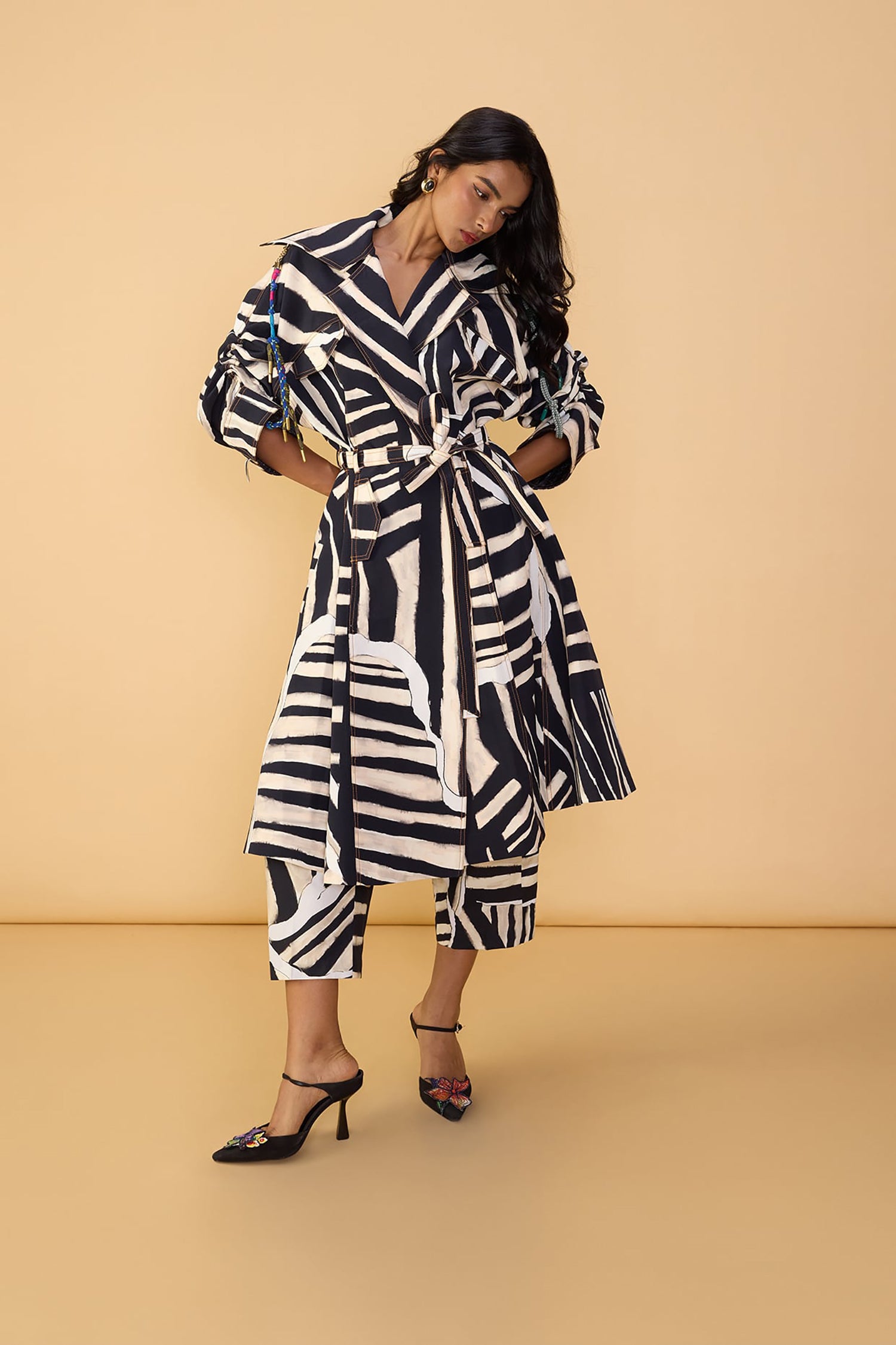 Helena Trench and Loly Trousers