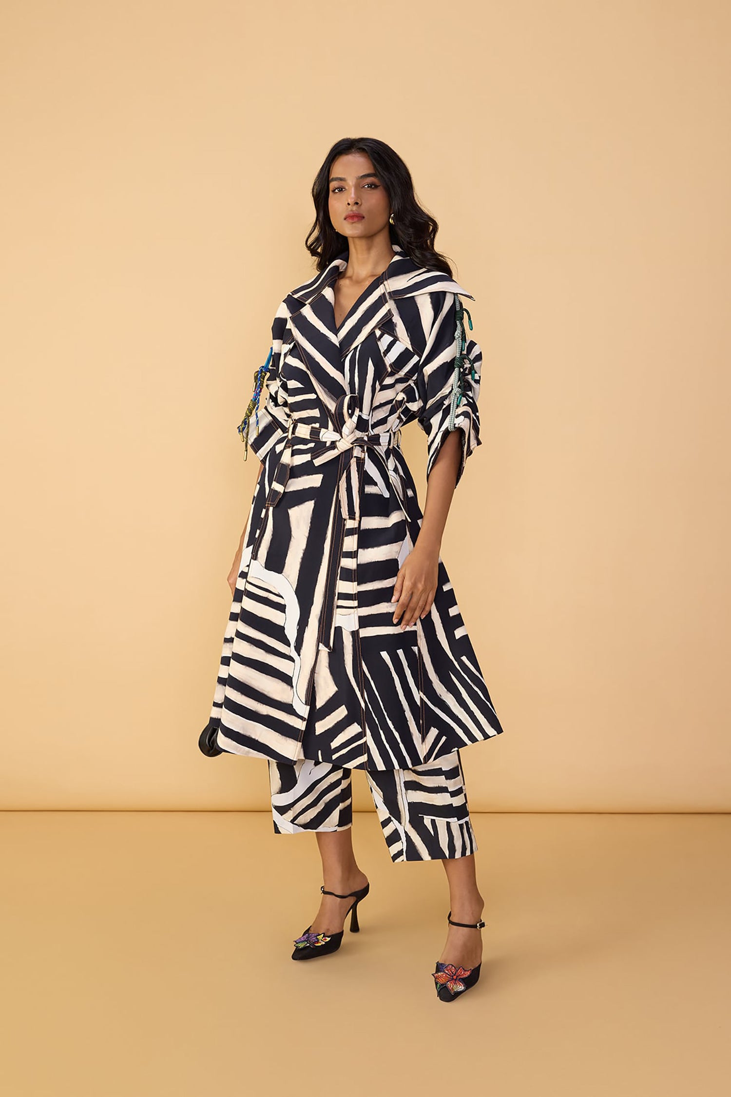 Helena Trench and Loly Trousers