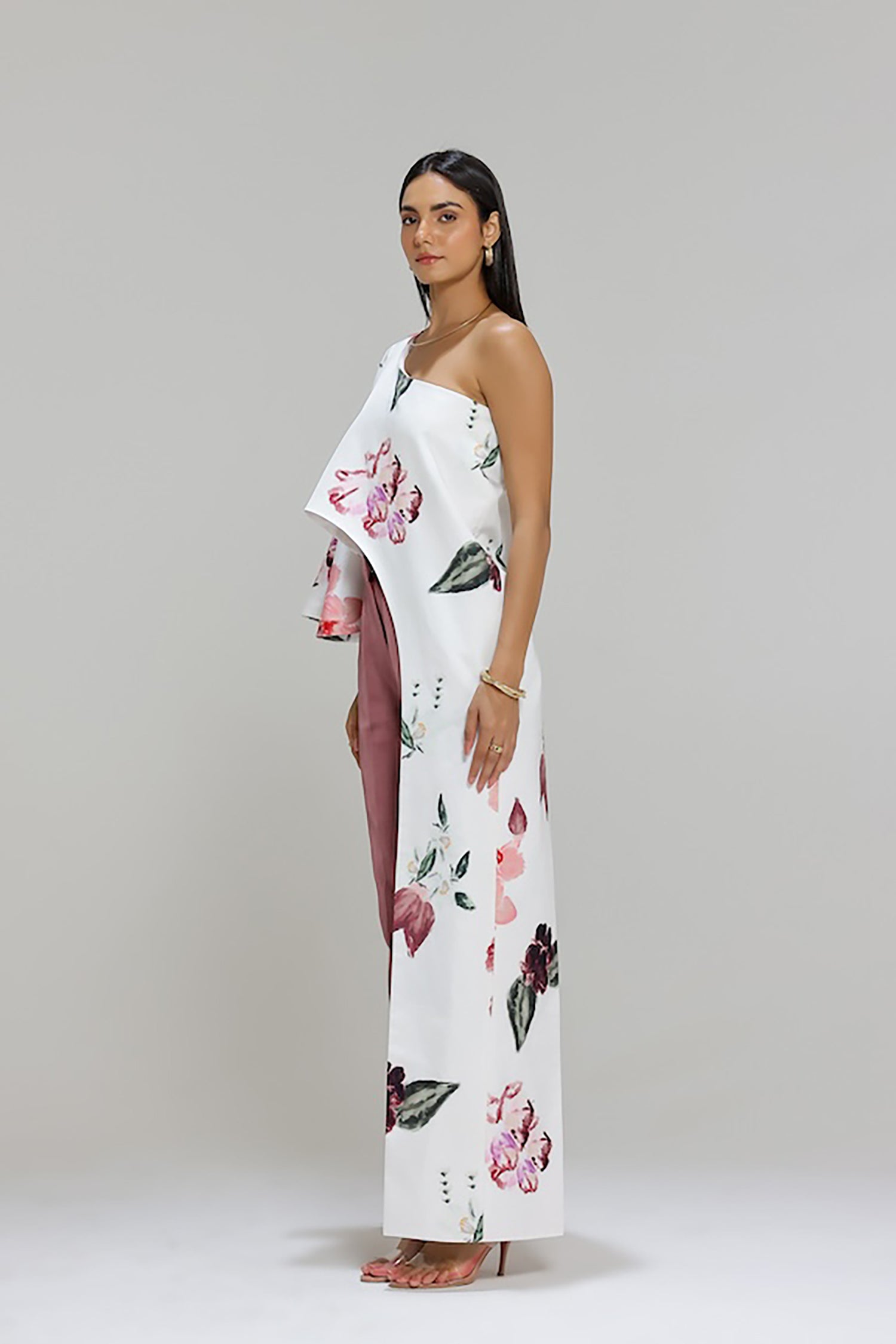 Agnes One Shoulder Top With Pants