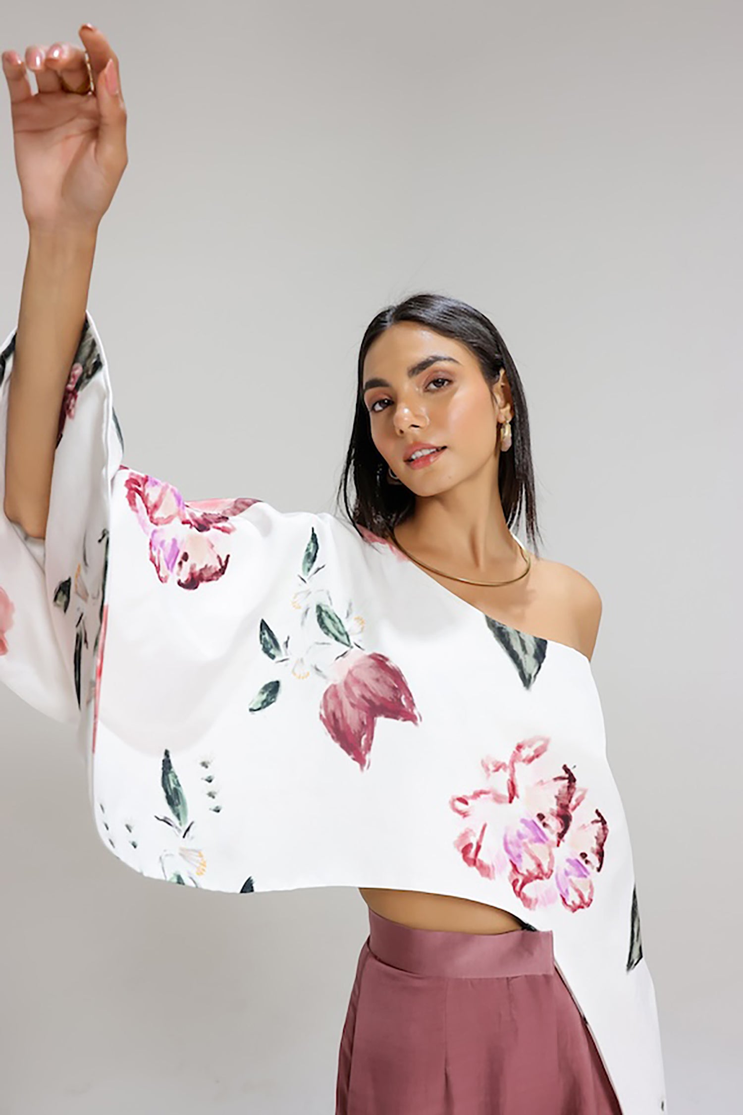 Agnes One Shoulder Top With Pants