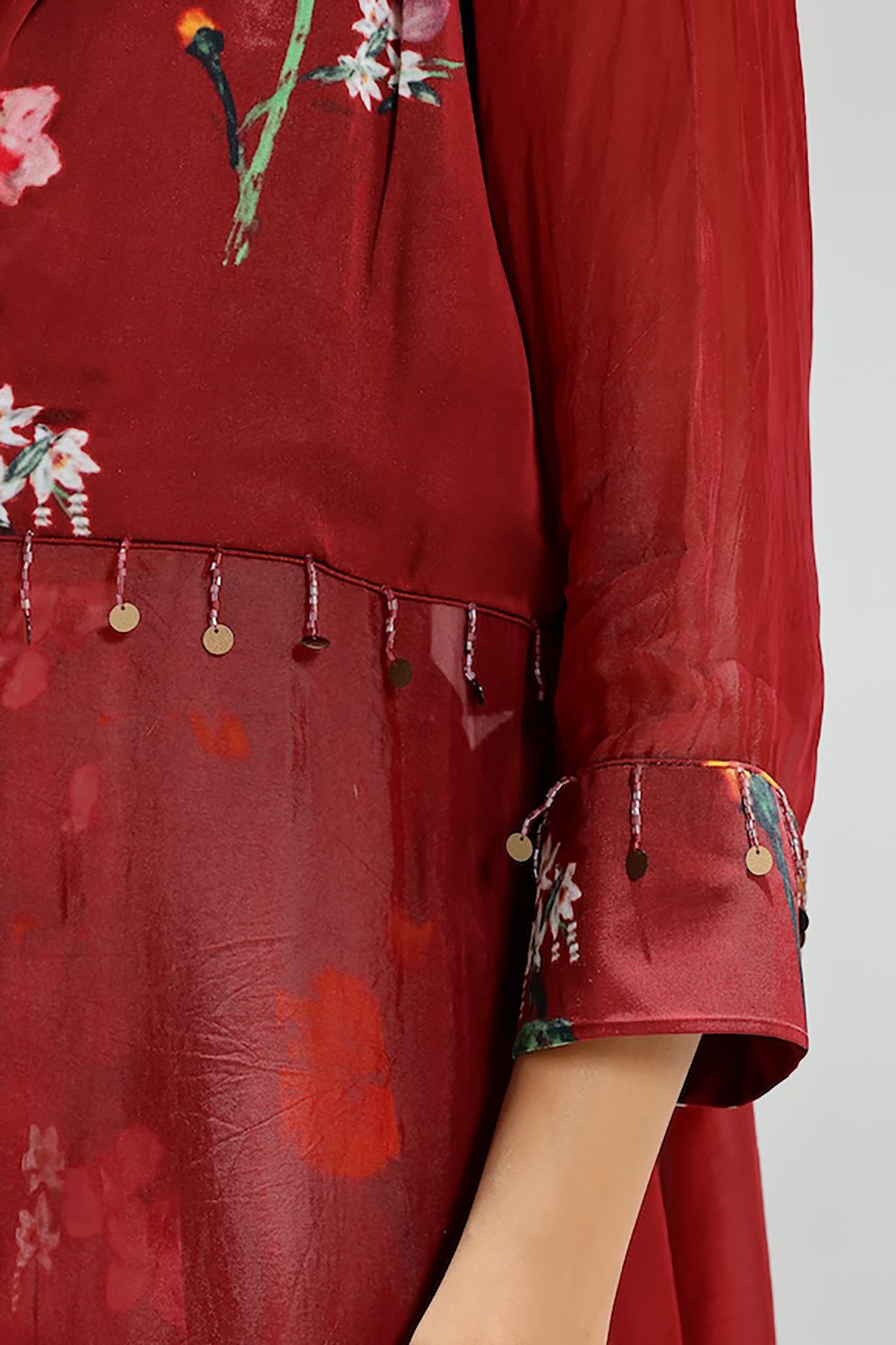 Scarlett Kalidar Skirt With Jacket And Blouse