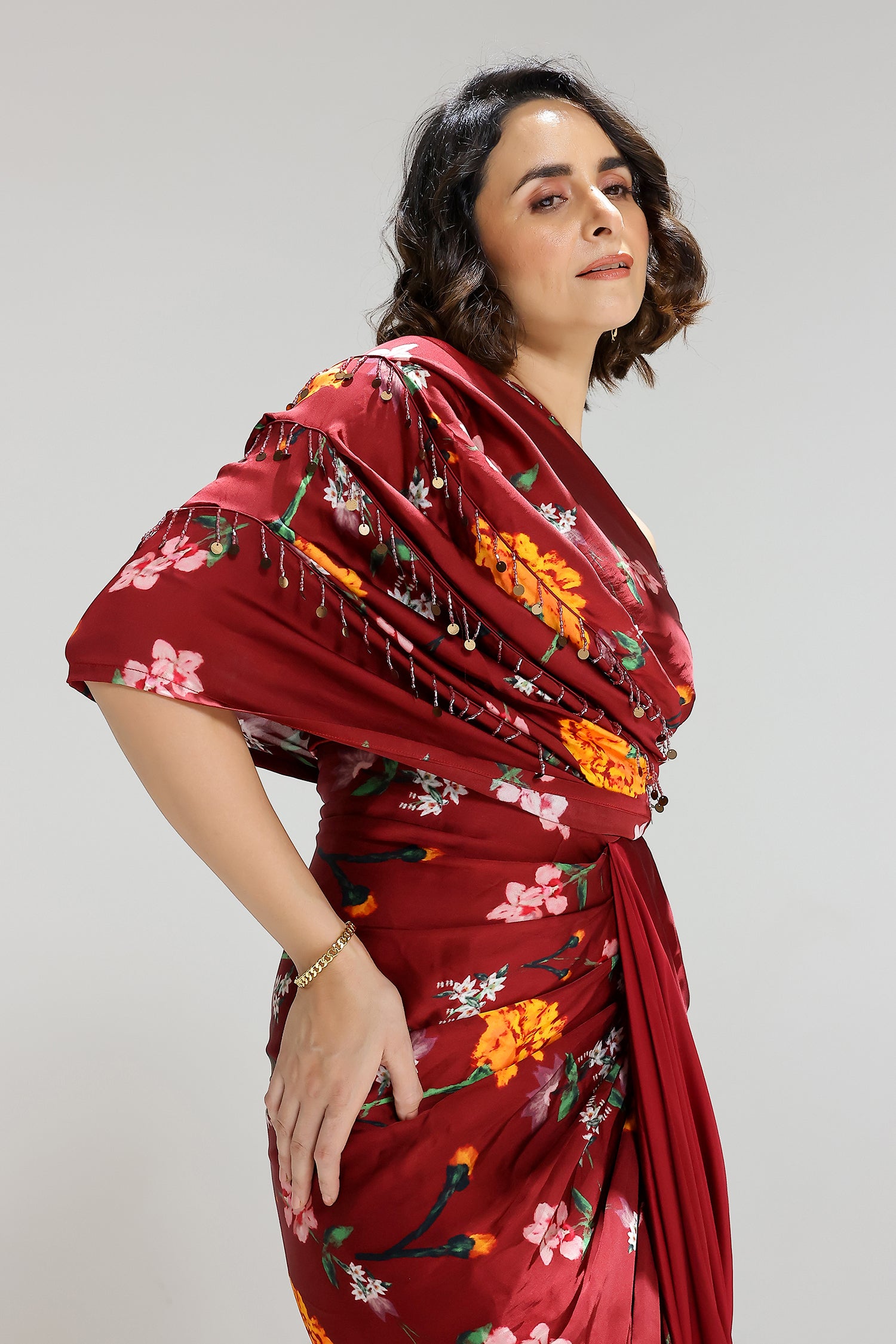 Scarlett One Shoulder Gown
