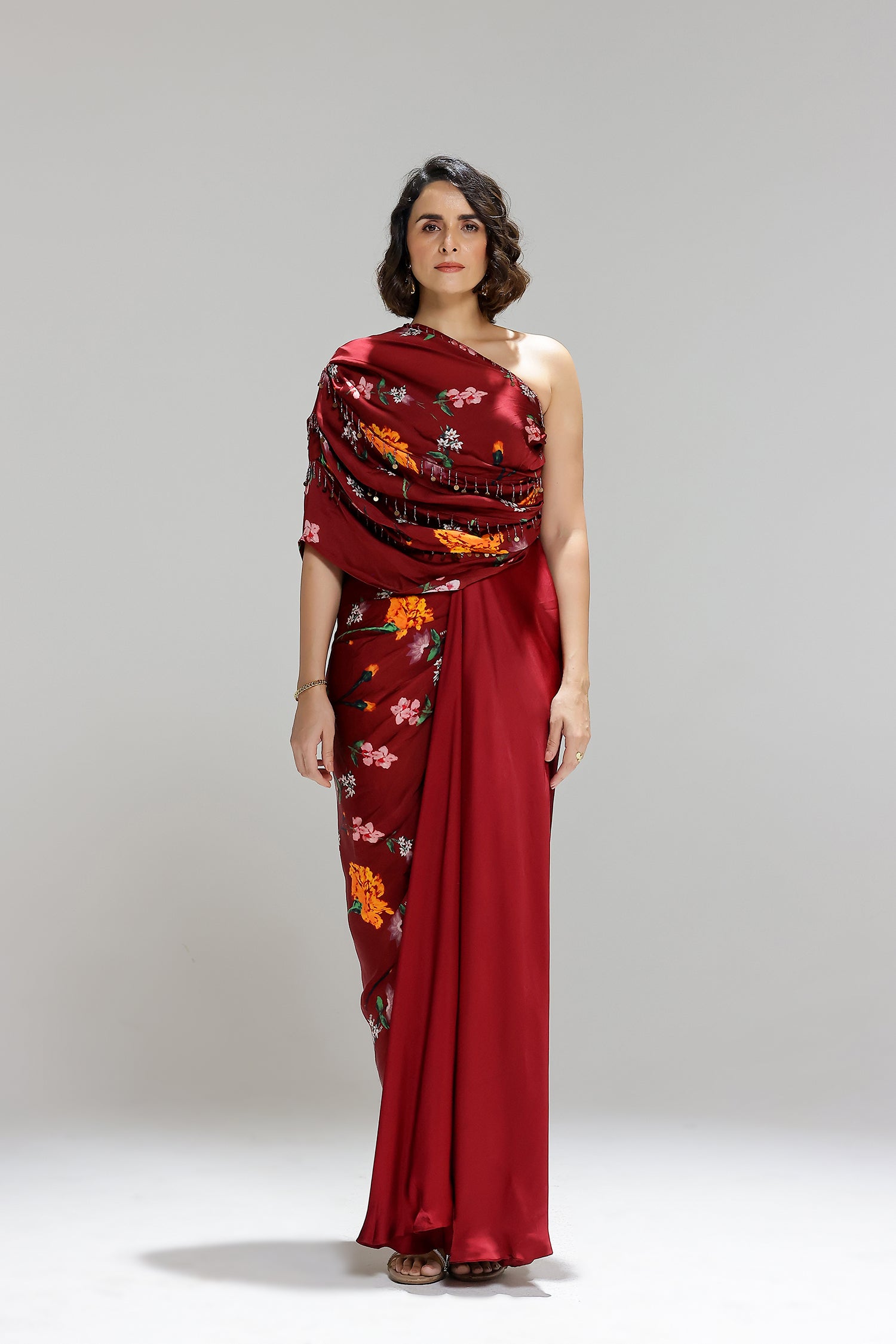 Scarlett One Shoulder Gown
