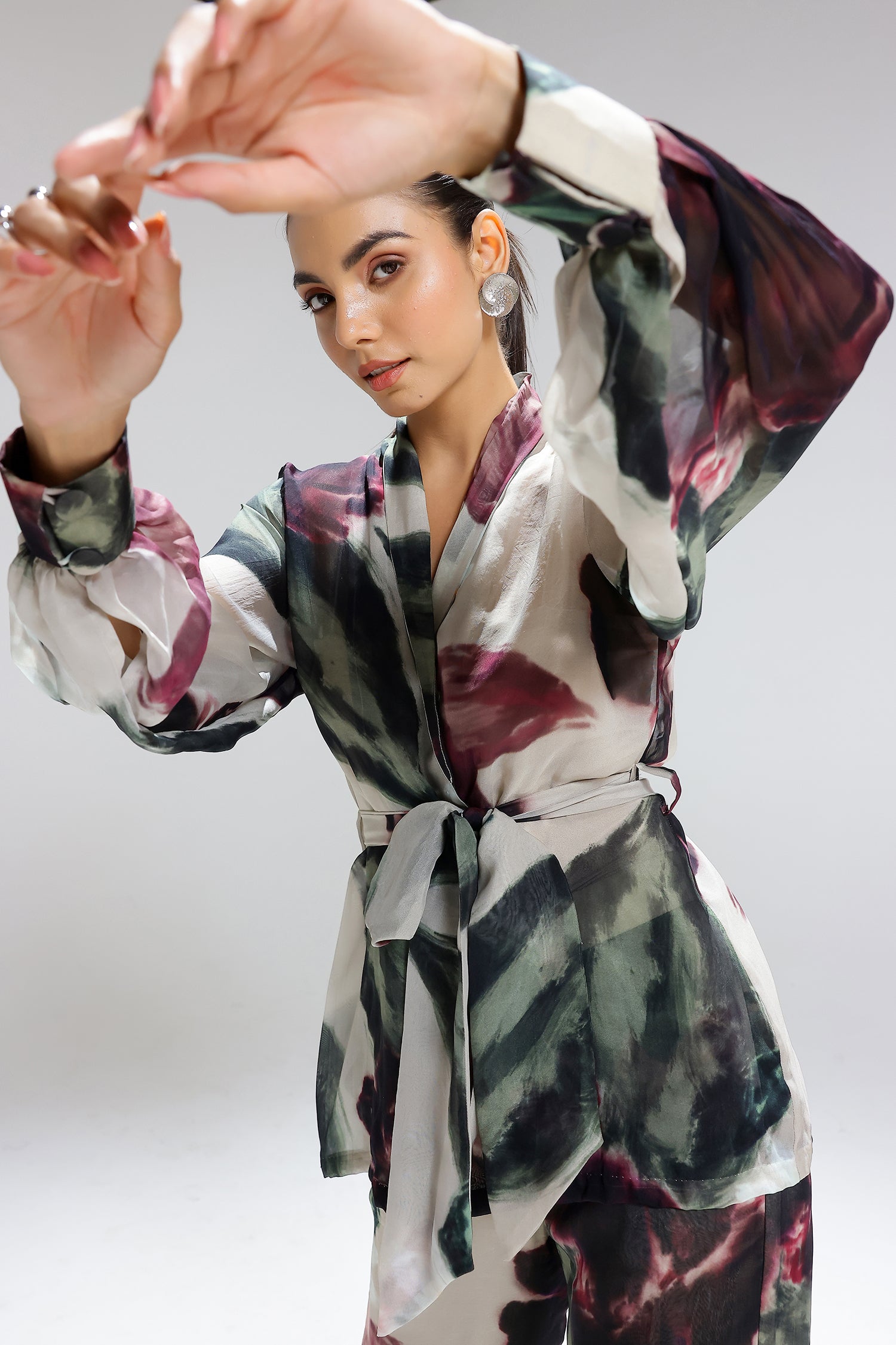 Ivy Gardenia Organza
Jacket Set