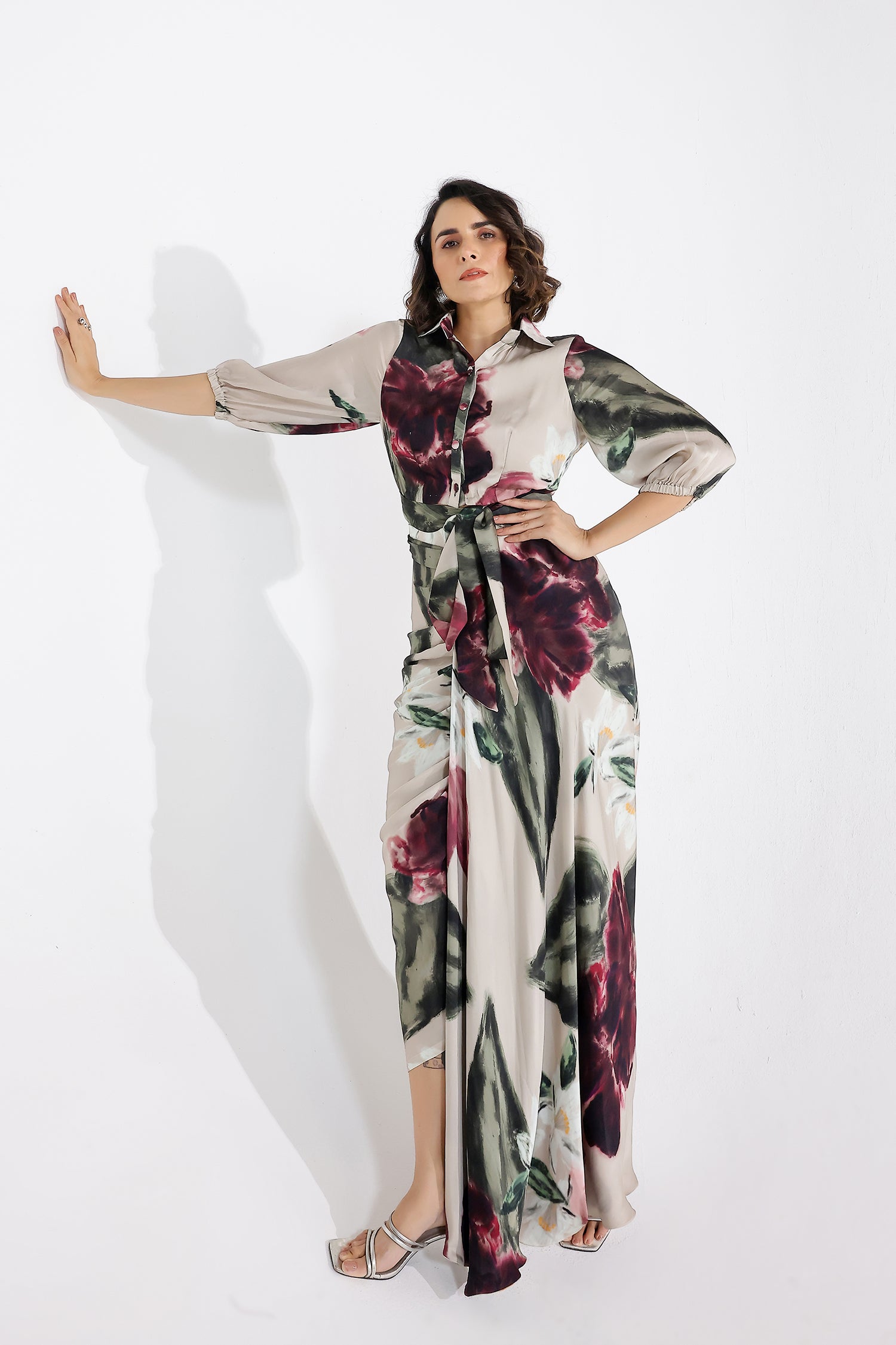 Ivy Gardenia Shirt With Skirt
