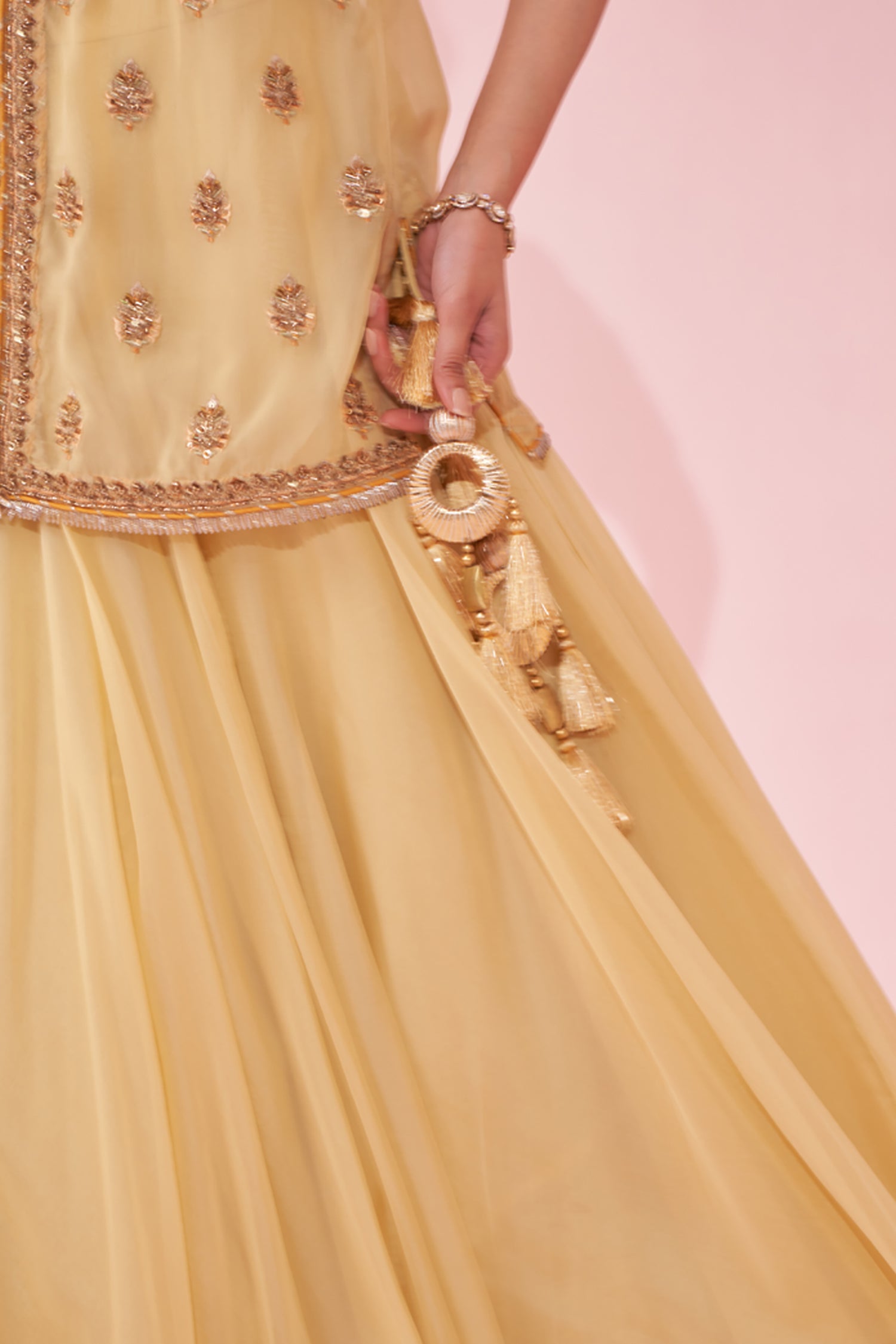 Gulmohar Yellow Lehenga Set