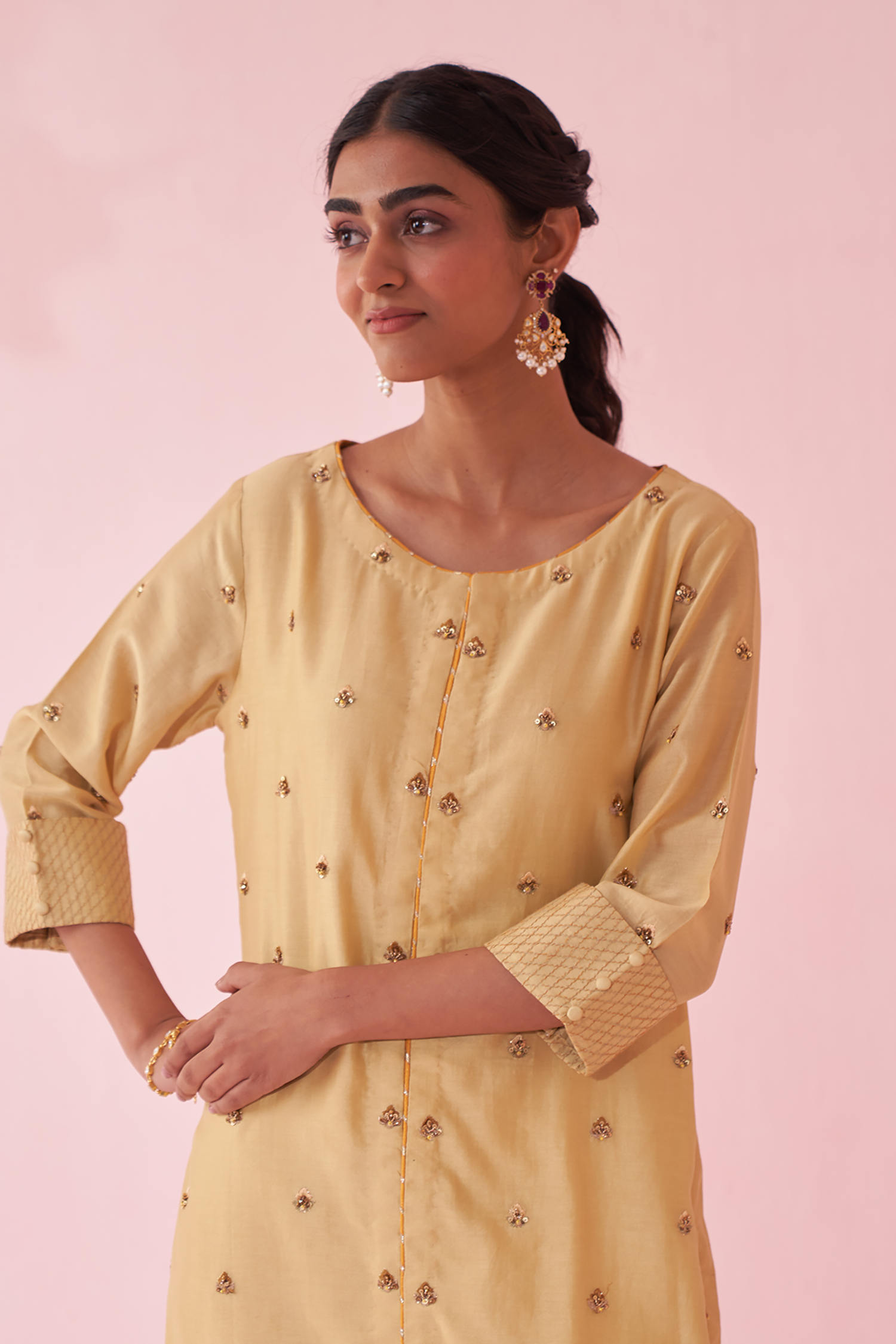 Gulbadam Yellow Co-Ord Set