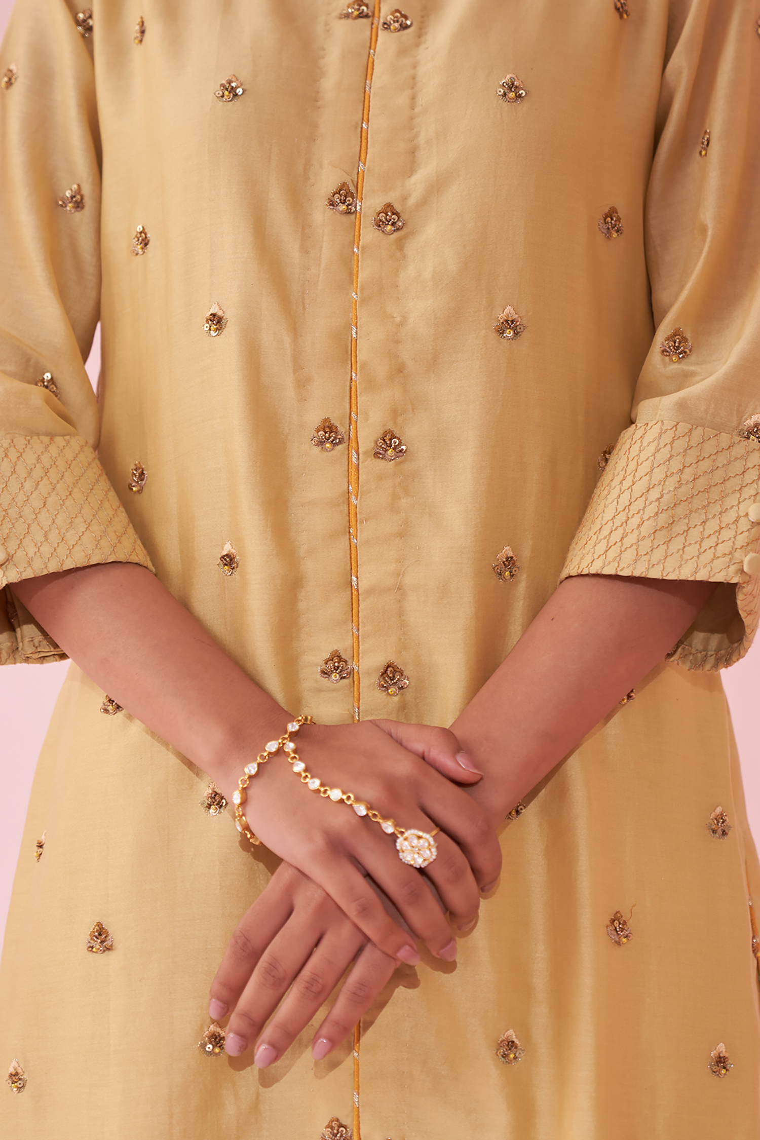 Gulbadam Yellow Co-Ord Set