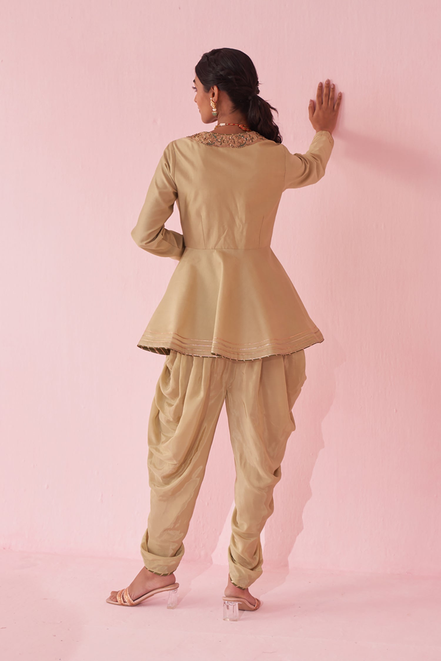 Gulnaz Green Kurta Set