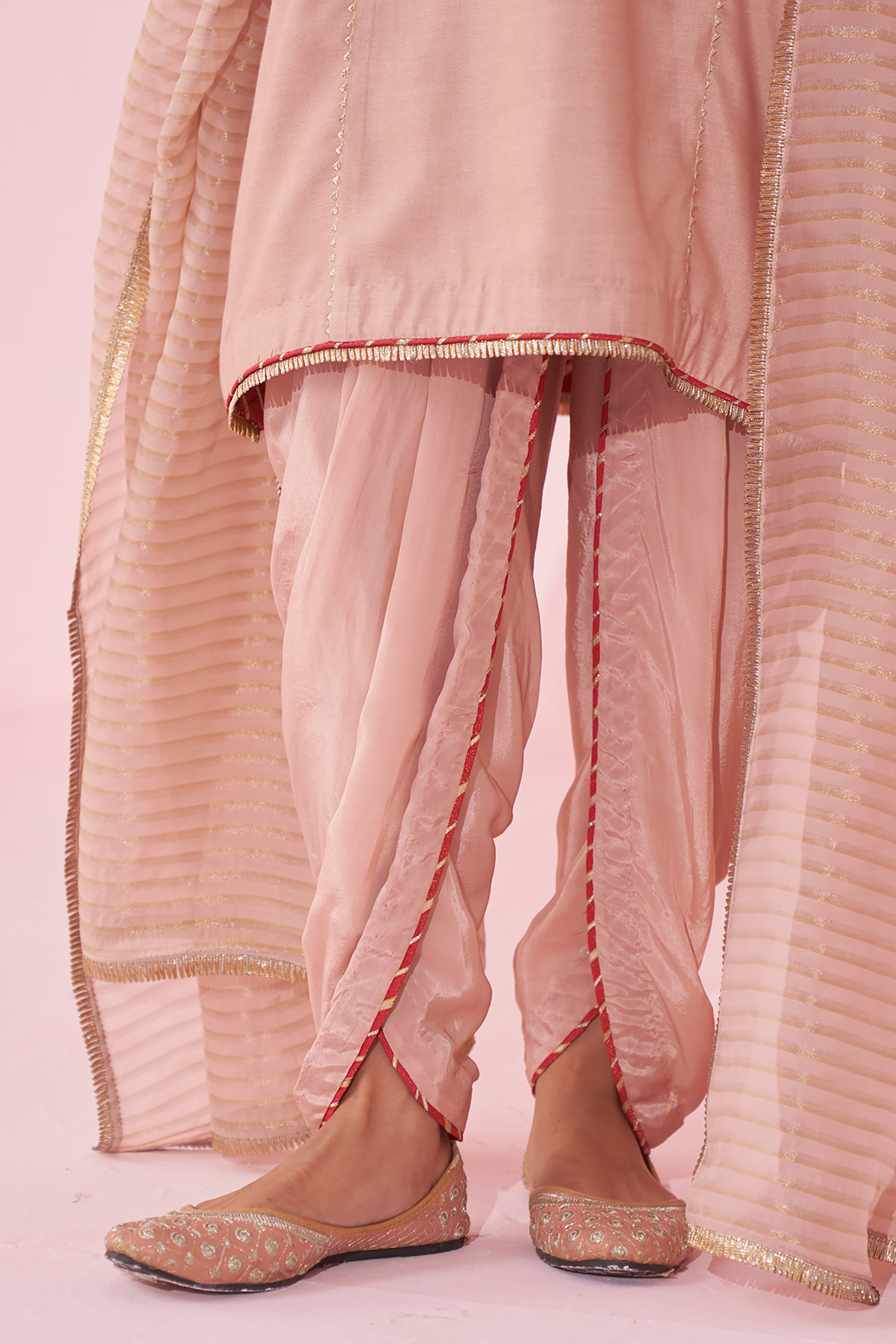 Gulnar Blush Pink Kurta Set