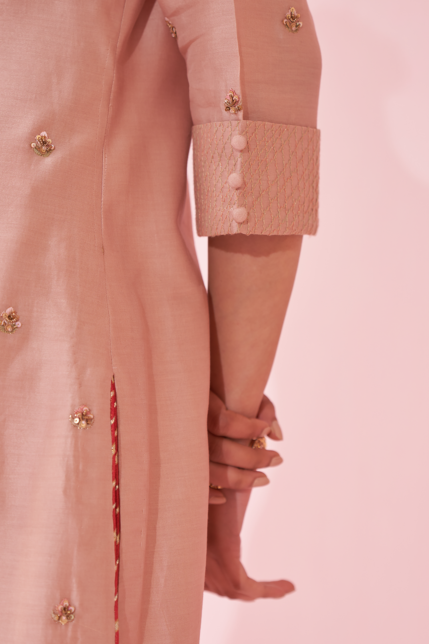 Gulbadam Blush Pink Co-Ord Set