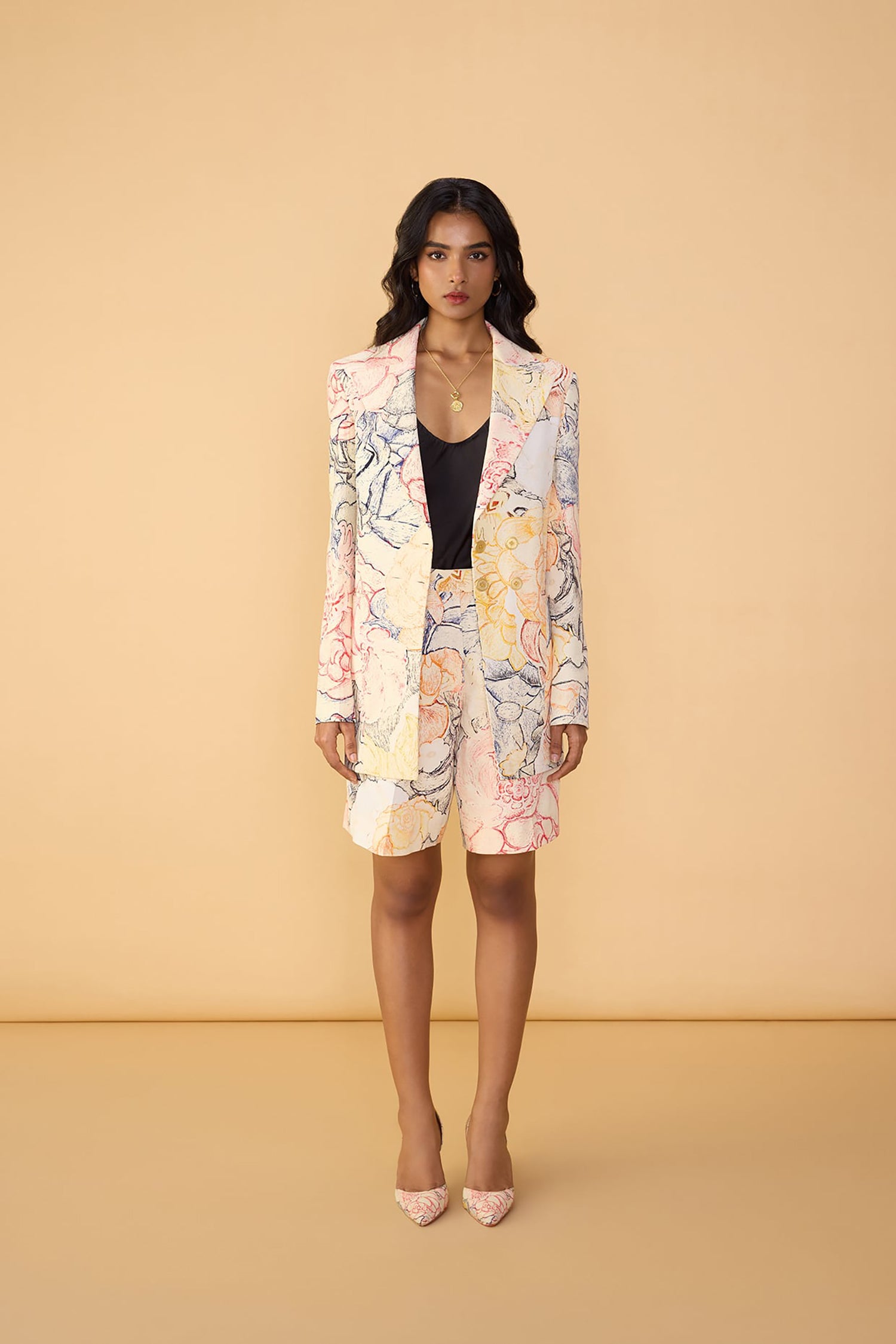 Miranda Blazer, Ivana Camisole and Rowan Shorts