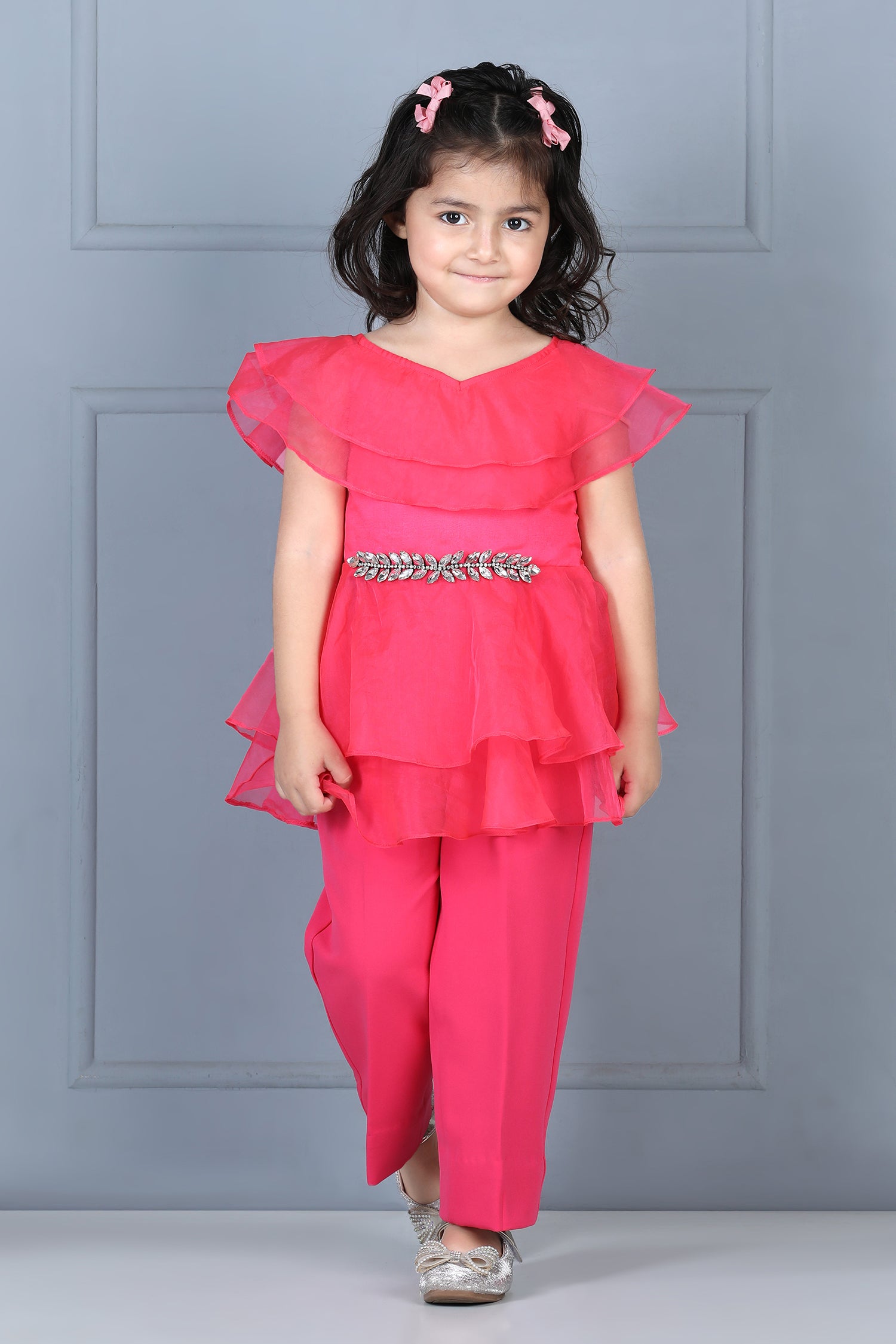 Top and Pant with Broach