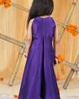 Purple Jumpsuit with Acrylic