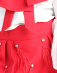 3 Piece with Fur Detailing On Skirt