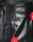 Top N Skirt with Flower Motifs On Skirt