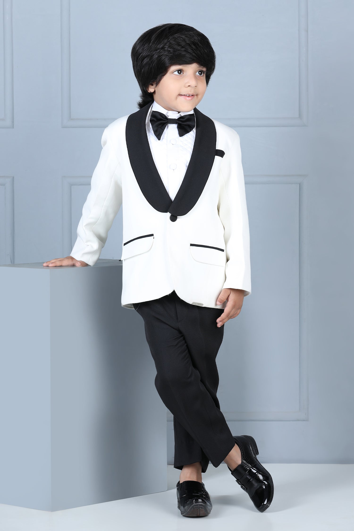 Tuxedo with Quilted Shirt