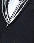 Tuxedo with Metallic Strip and Bow