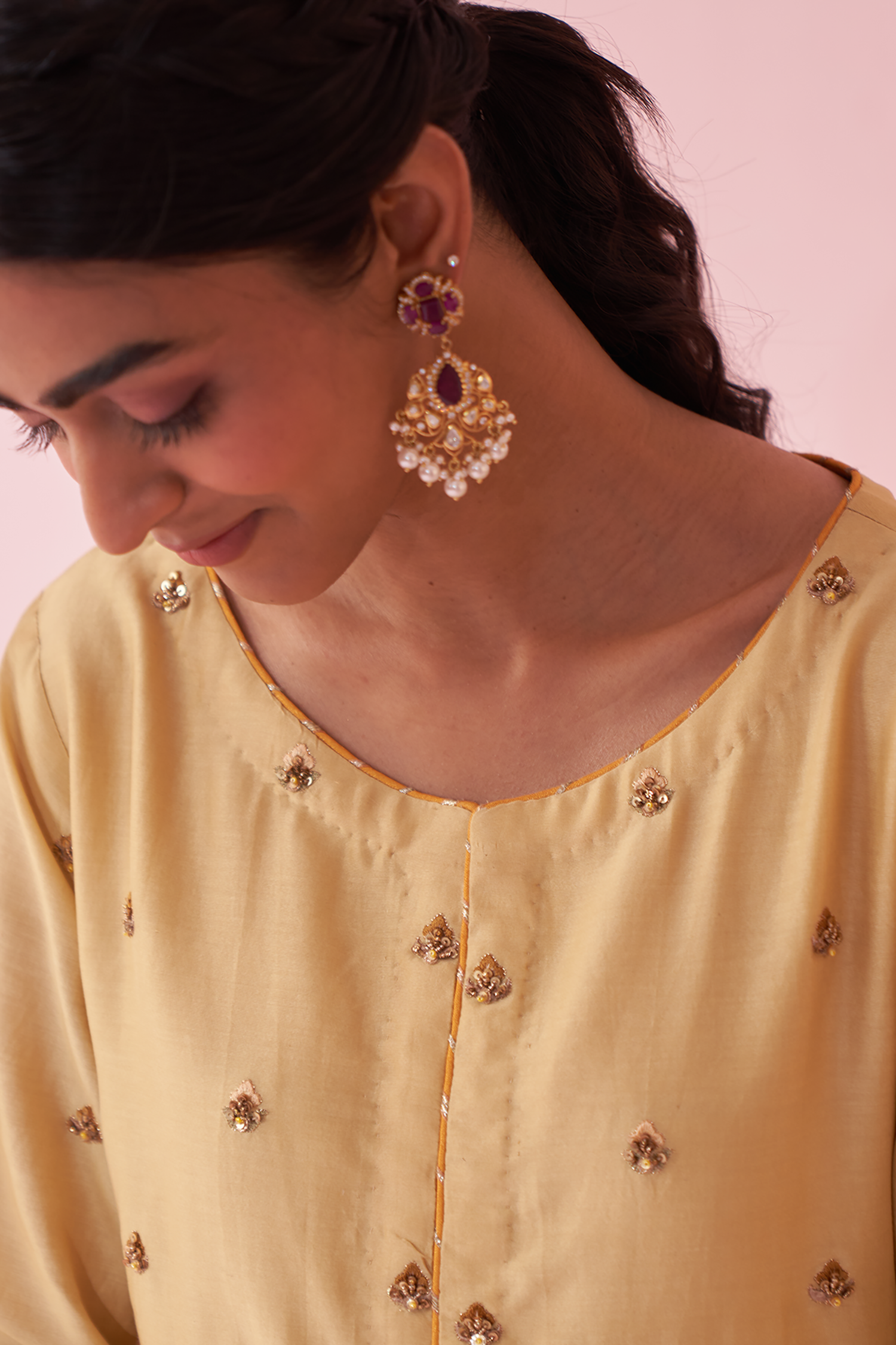 Gulbadam Yellow Co-Ord Set
