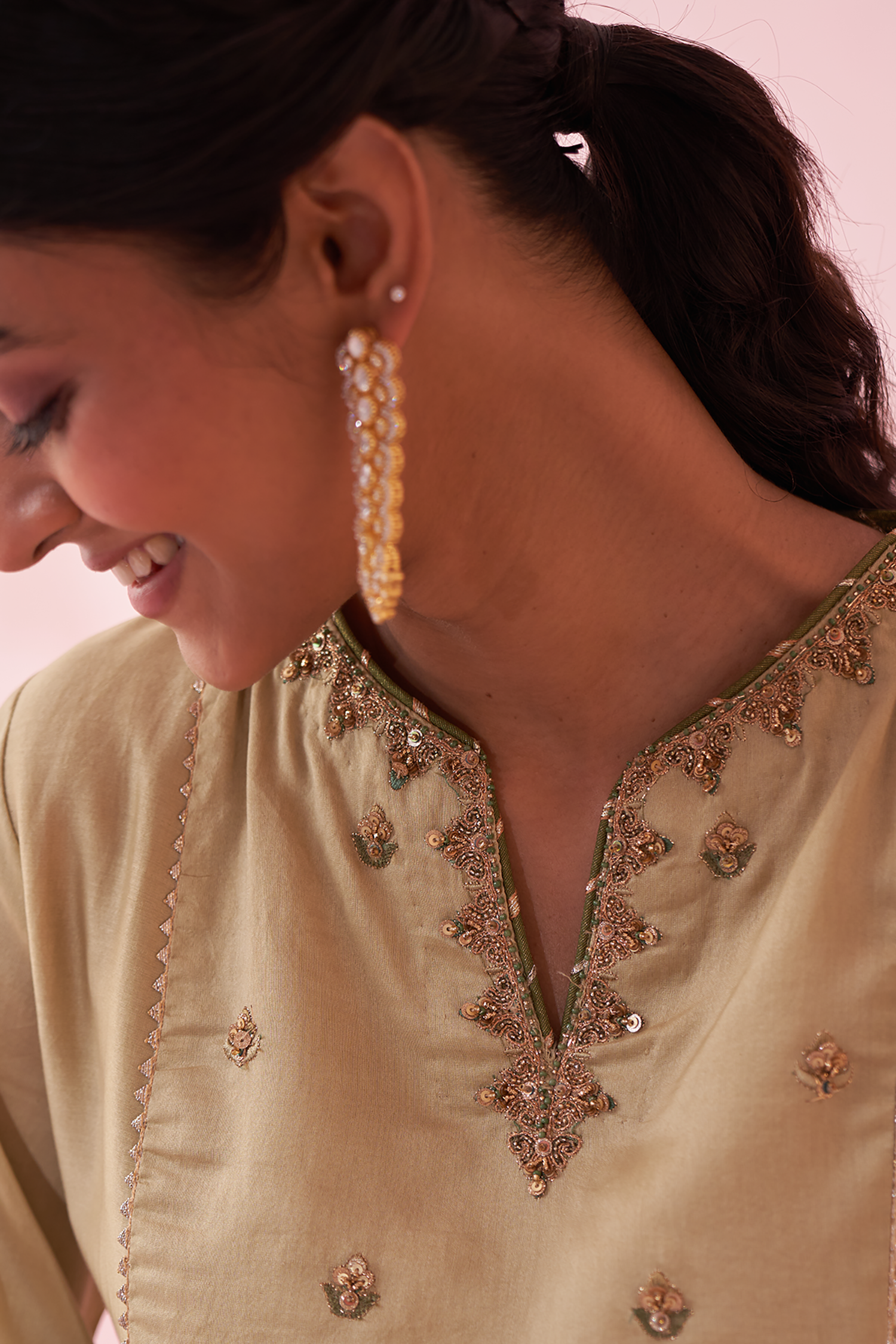 Geeta Green Kurta Set