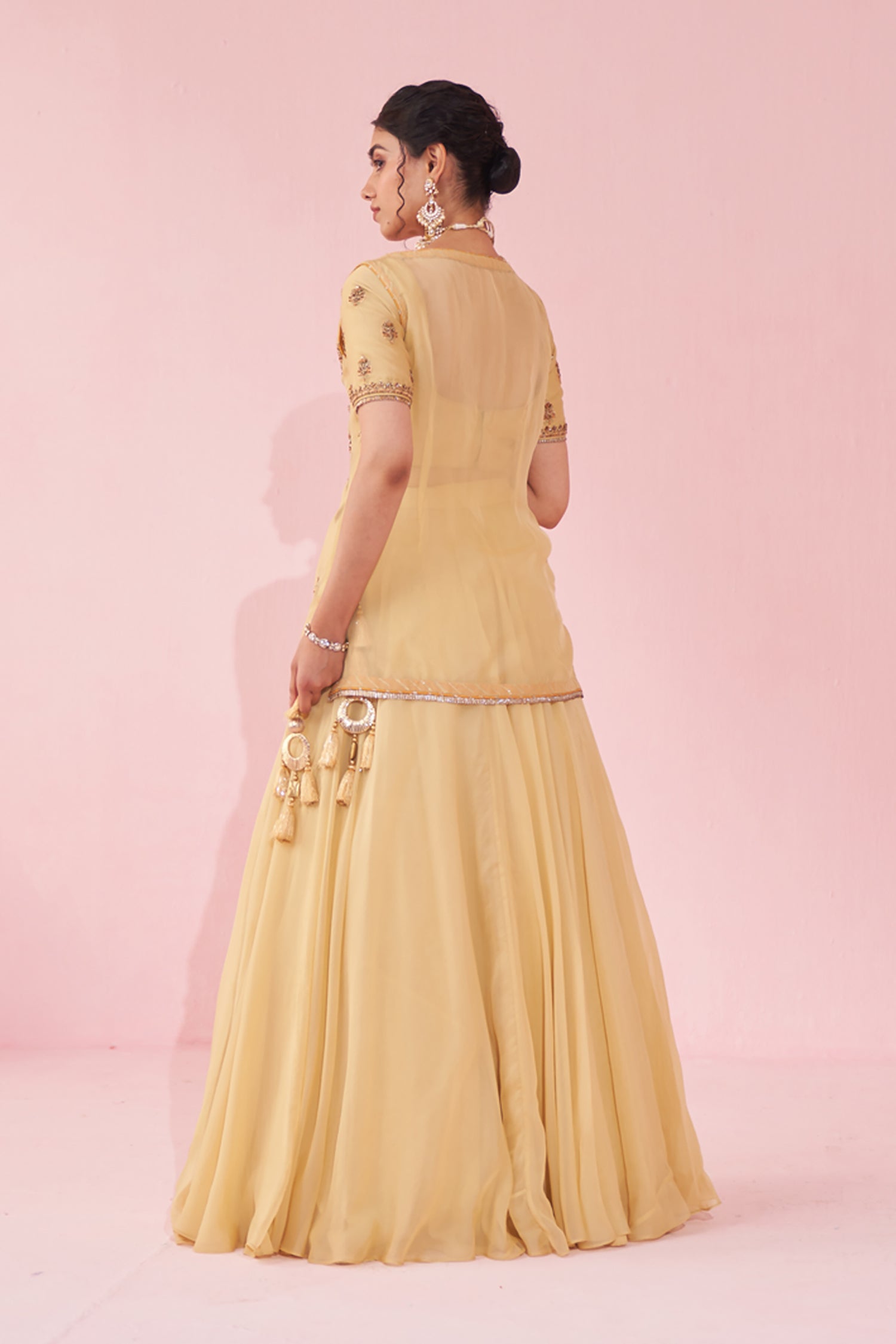 Gulmohar Yellow Lehenga Set