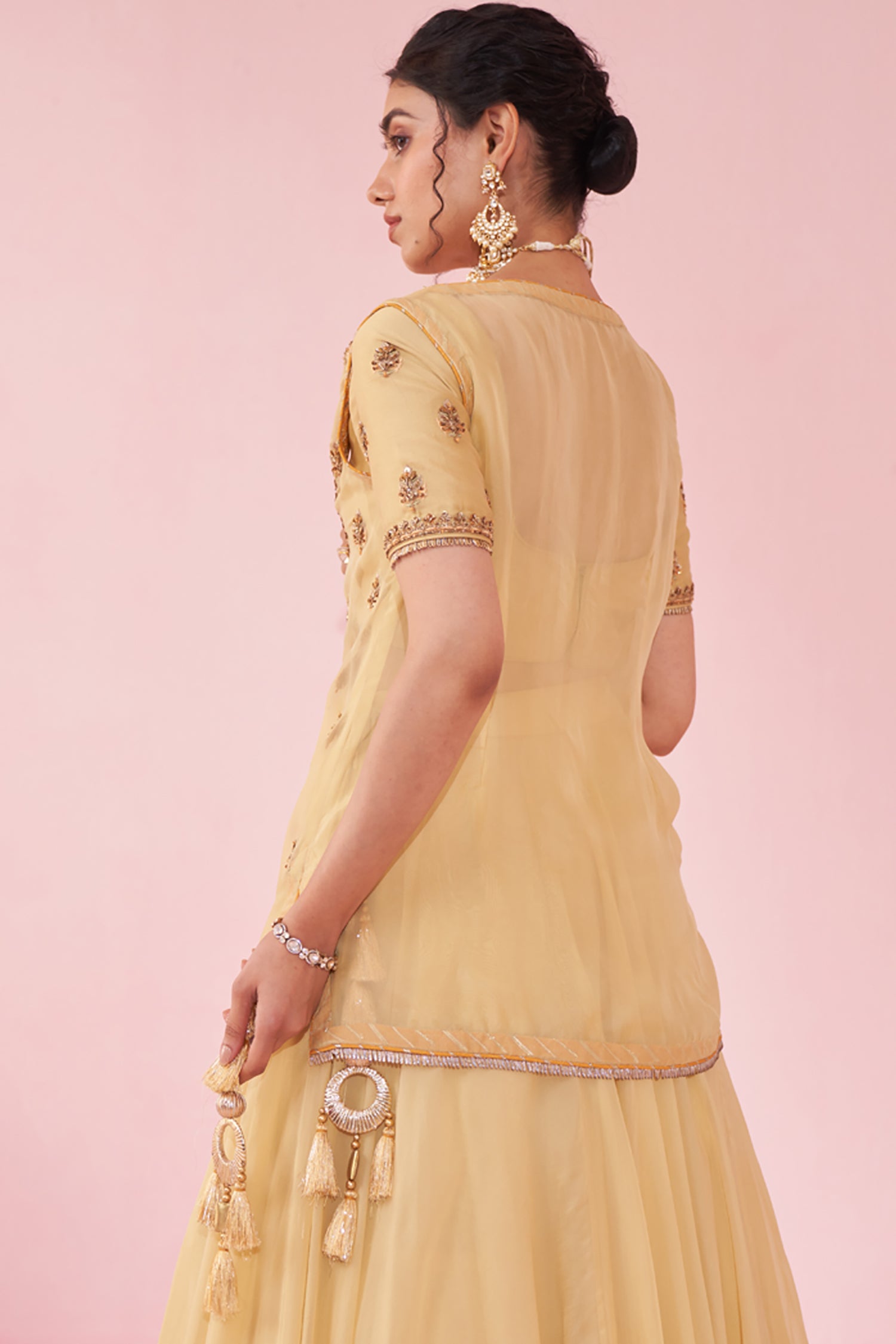 Gulmohar Yellow Lehenga Set