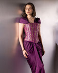 Regal Pre Draped Saree Ensemble