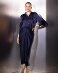 Navy Versatile Pinpoint Co Ord Set