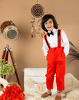Boys Suspender Set with Sequin Detailing On Suspenders