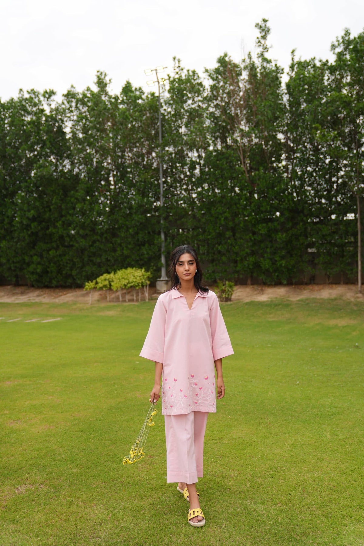Khushboo &amp; Pankaj Summer Pink Co-ord Set