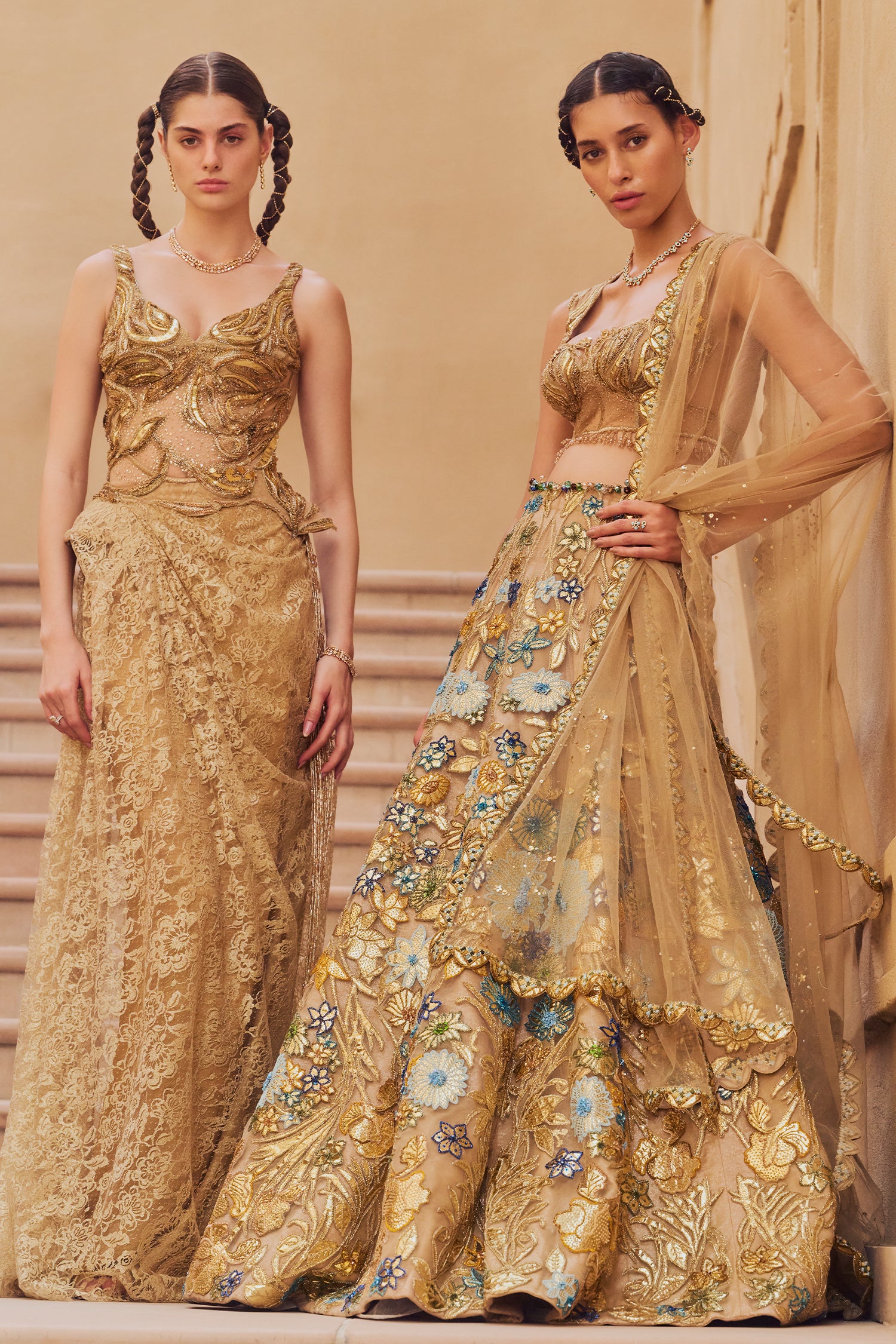 Gold Wave Gown