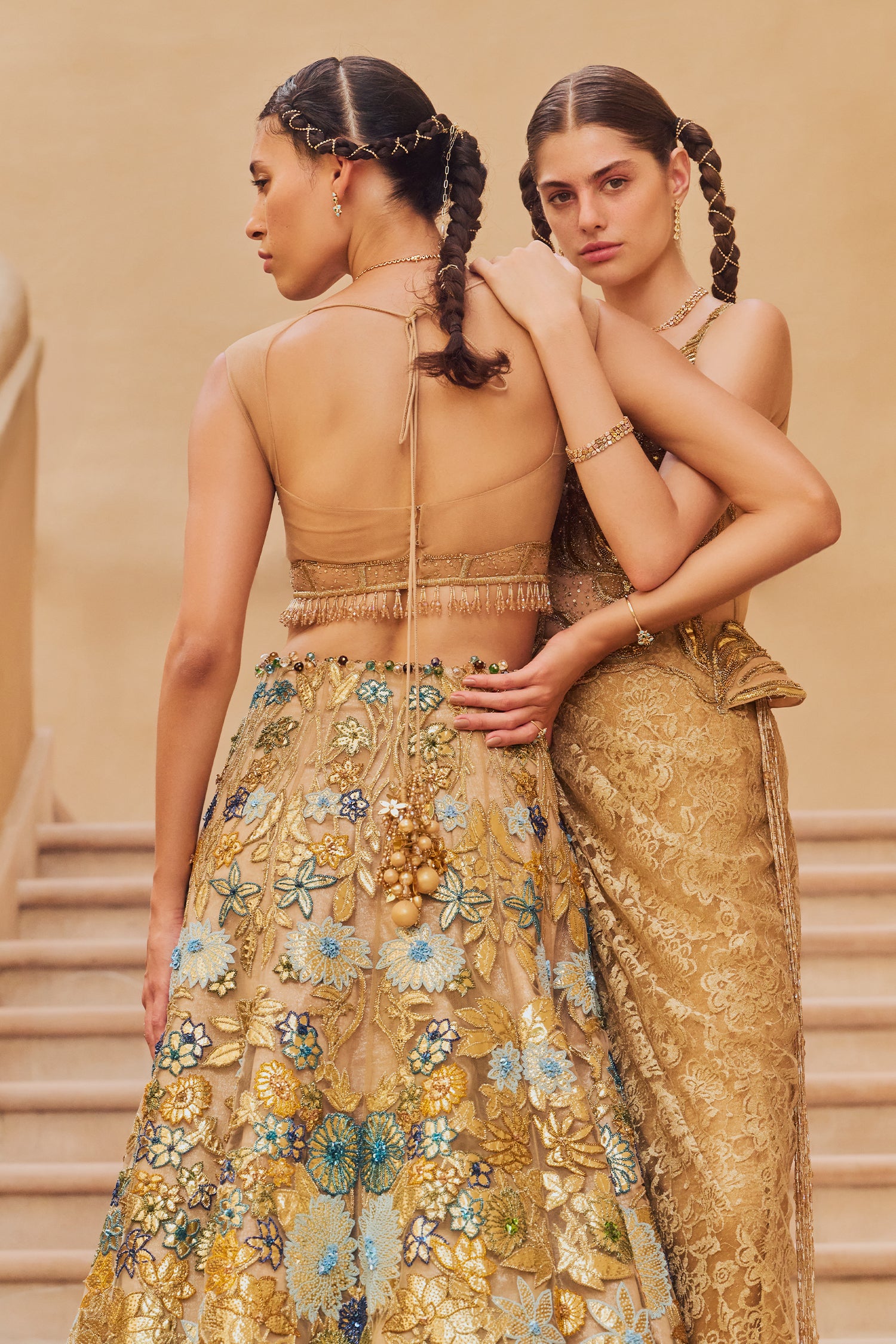 Gold Wave Gown
