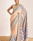 Traditional Banarasee Bandhani Saree in Modern Colors