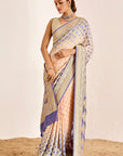 Traditional Banarasee Bandhani Saree in Modern Colors