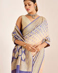 Traditional Banarasee Bandhani Saree in Modern Colors