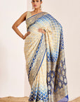 Traditional Banarasee Bandhani Saree in Modern Colors