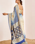 Traditional Banarasee Bandhani Saree in Modern Colors