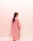 Khushboo & Pankaj Rose Blush Embroidered Kurta Set