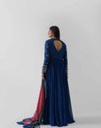 Intricately Sequined Ombre Anarkali Set