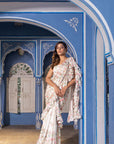 Pre-Drape Saree with a Stunning Ruffle Style