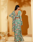 Pre-Drape Saree with a Stunning Pleat Style